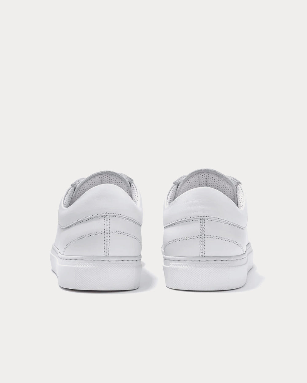 Erik Schedin Low Cut Leather White Low Top Sneakers - 4