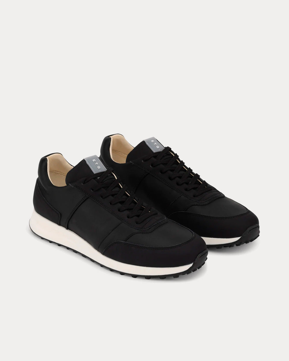 ETQ RS 01 Premium Nappa Black Low Top Sneakers - 2