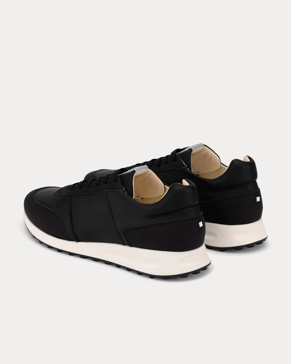 ETQ RS 01 Premium Nappa Black Low Top Sneakers - 3