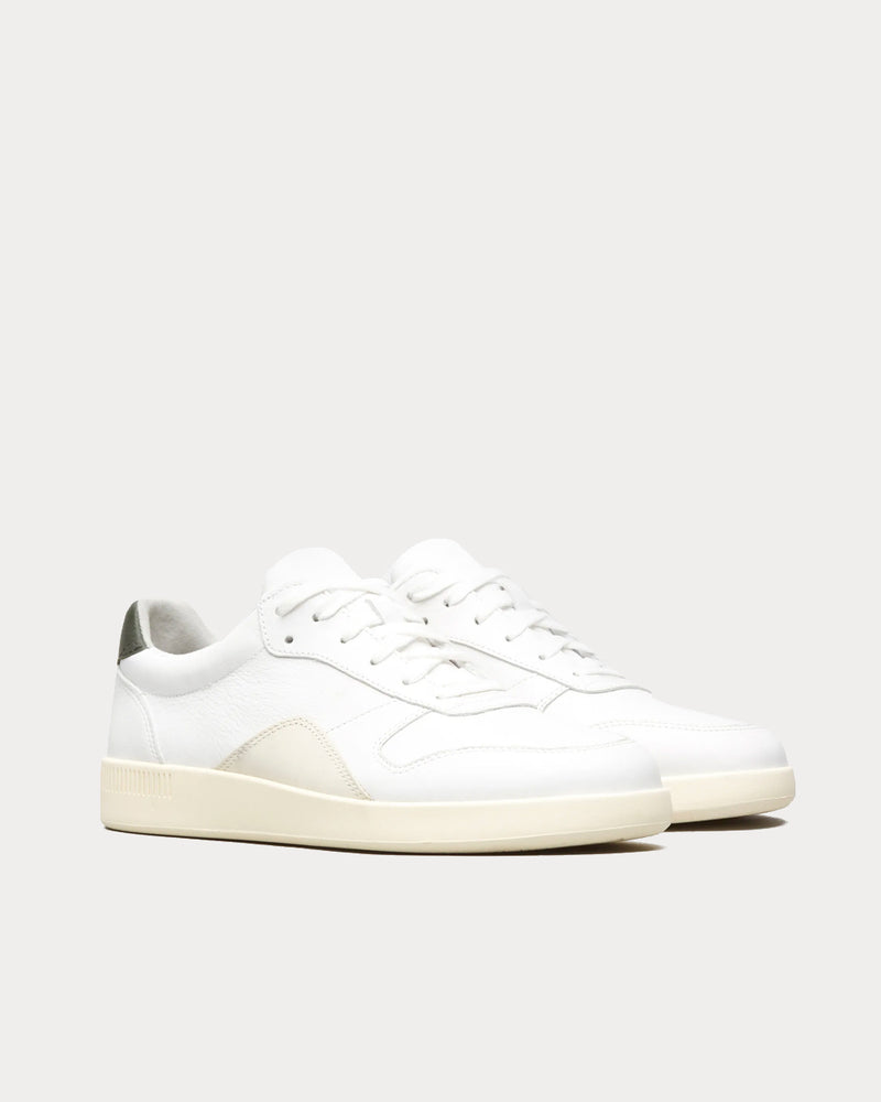 Everlane Court White / Forest Low Top Sneakers - 2