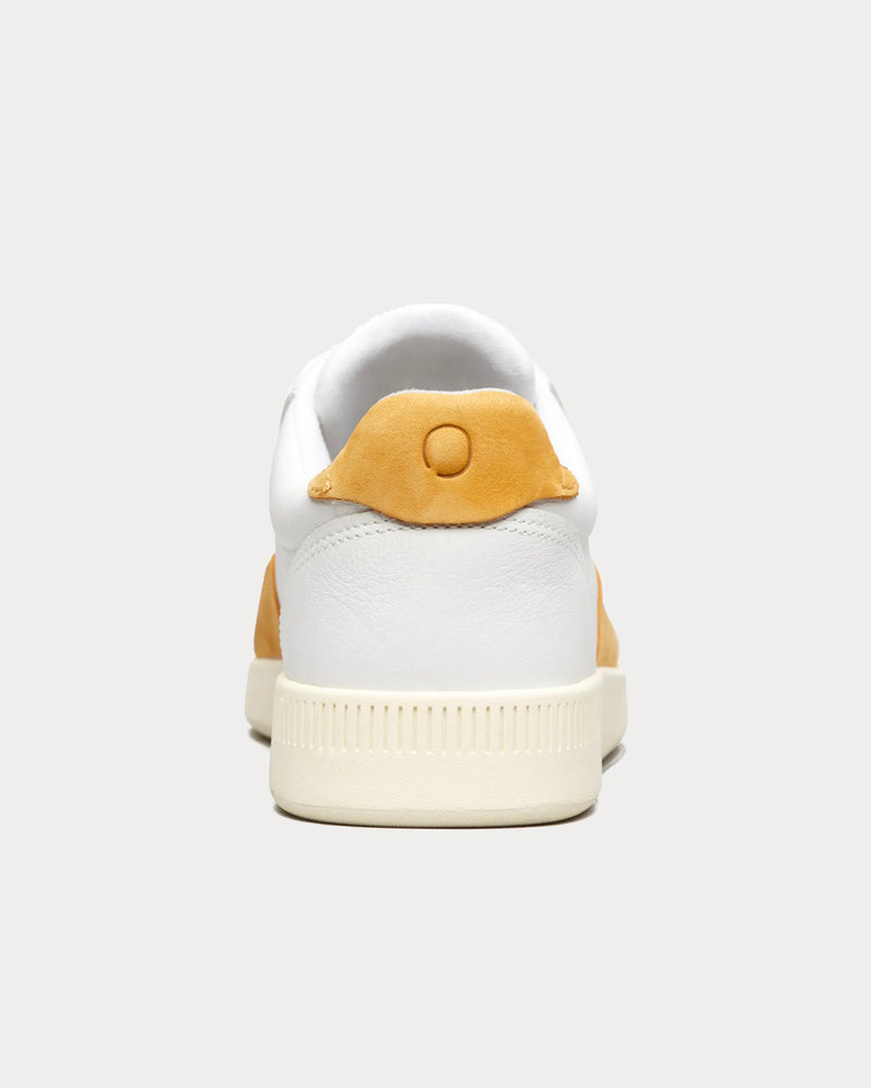 Everlane Court White Mustard Low Top Sneakers - 4