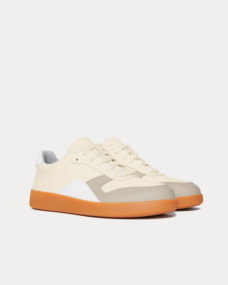 Everlane The ReLeather Court Off-White / Light Grey Low Top Sneakers - 3