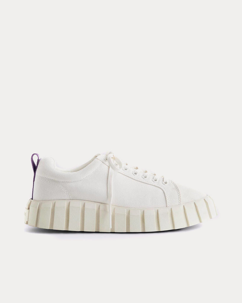 Eytys Odessa Canvas White Low Top Sneakers - Sneak in Peace