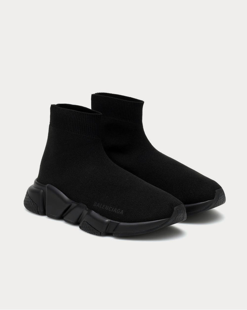 Balenciaga Speed Black High Top Sneakers - 2