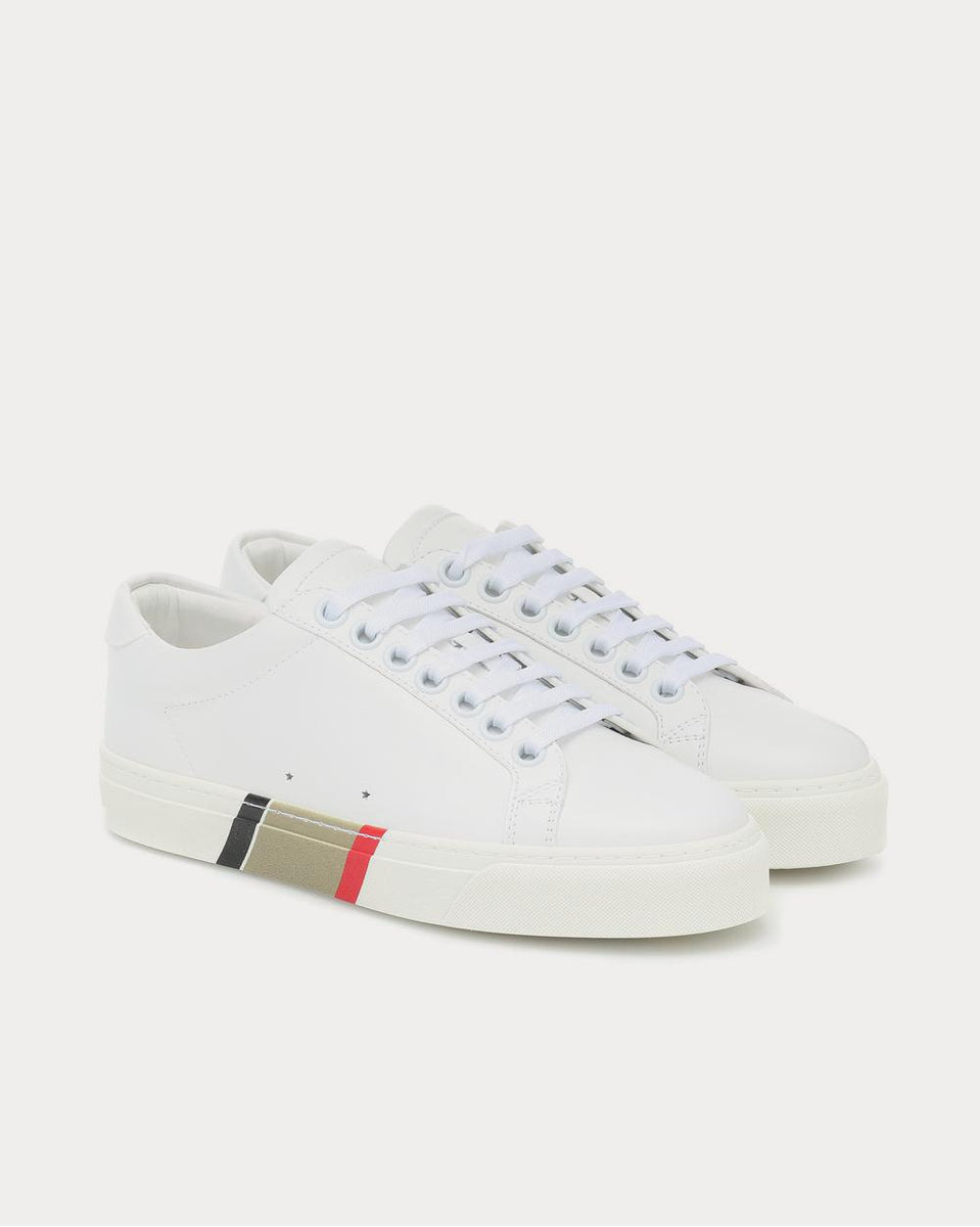 Burberry Rangleton leather Optic White Low Top Sneakers - Sneak in Peace