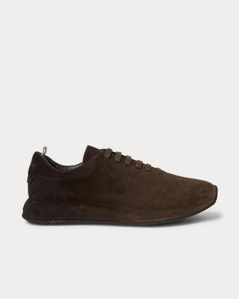 Officine Creative Race Dégradé Suede  Green low top sneakers - 1