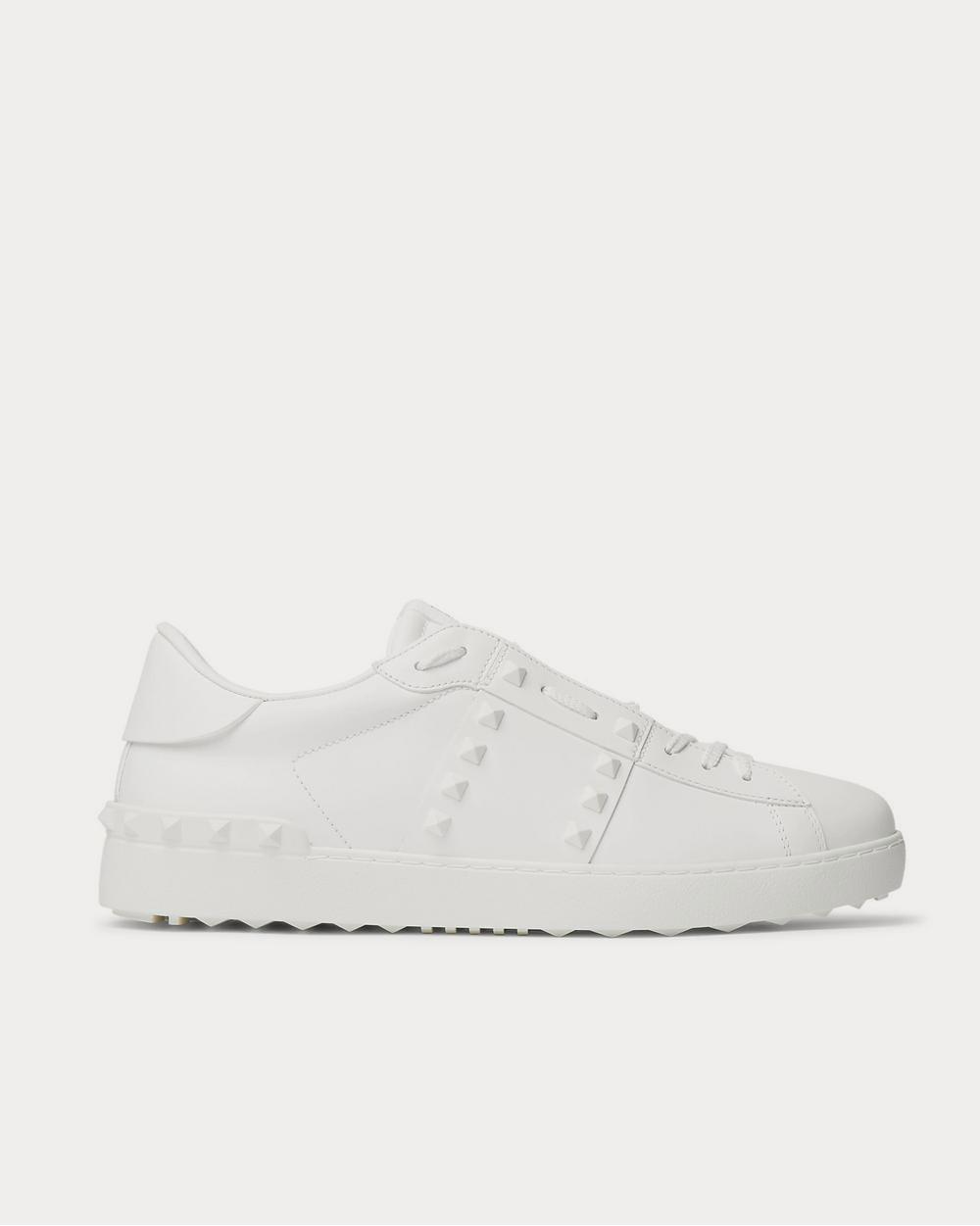 Valentino rockstud discount white sneakers