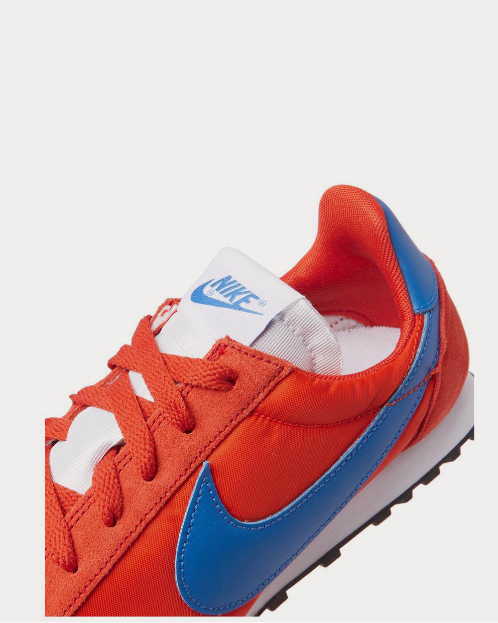 Nike Waffle Racer Leather-Trimmed Shell and Suede  Red low top sneakers - 5