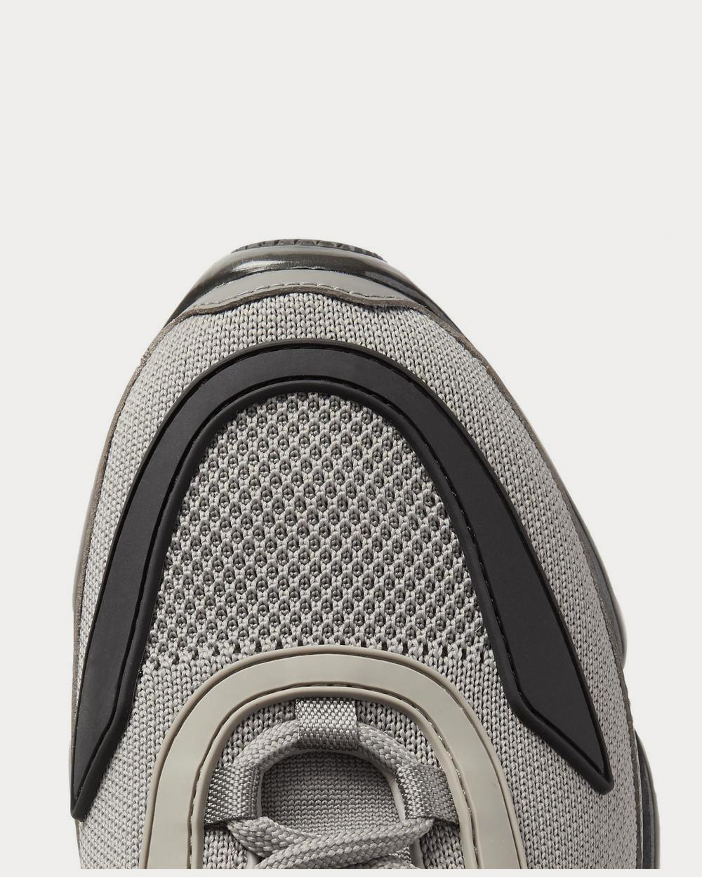 Prada Cloudbust Mesh, Rubber and Leather  Gray low top sneakers - 5