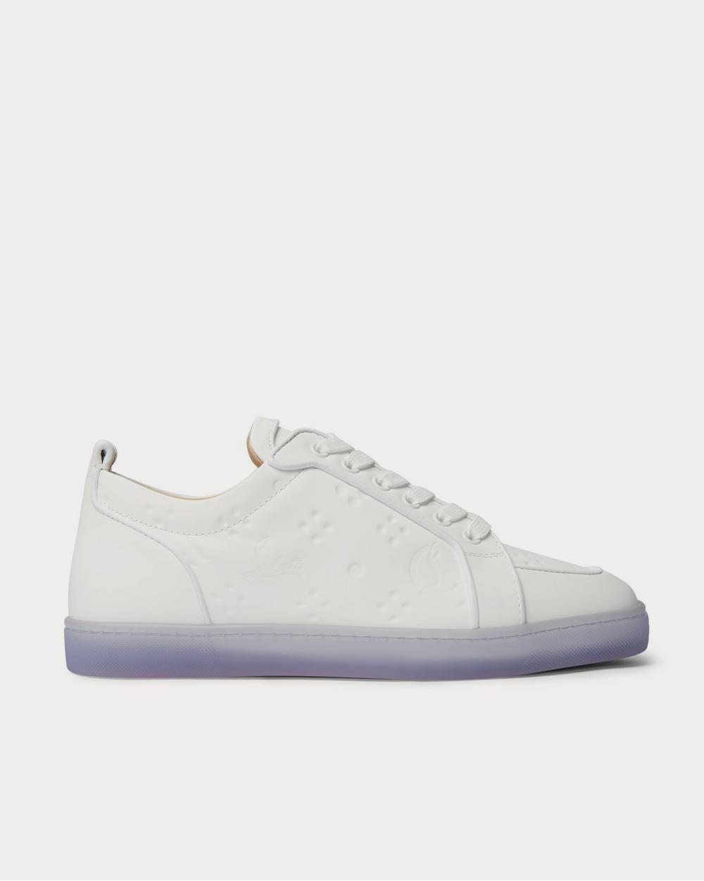 Christian Louboutin Rantulow Orlato Debossed Leather White low top sneakers Sneak in Peace