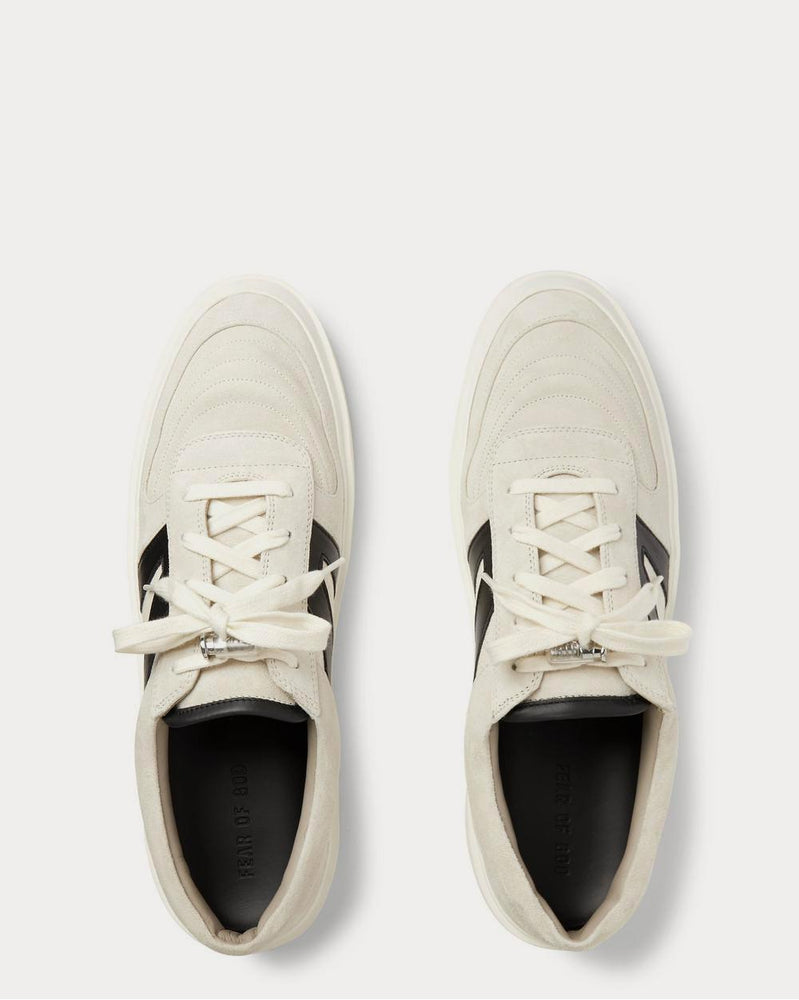 Fear of God Suede, Leather and Canvas  Ecru low top sneakers - 6