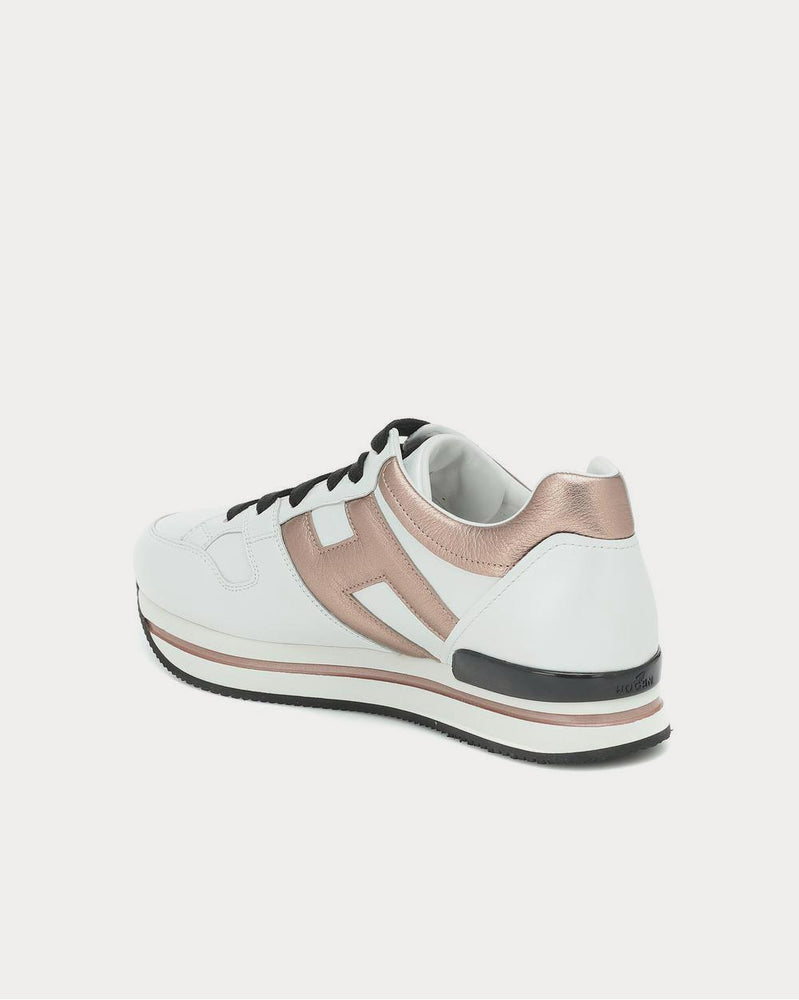 Hogan H222 leather Bianco  Low Top Sneakers - 3