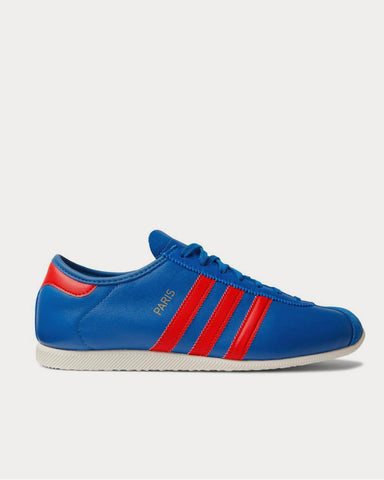 Adidas Paris Suede-Trimmed Leather  Blue low top sneakers