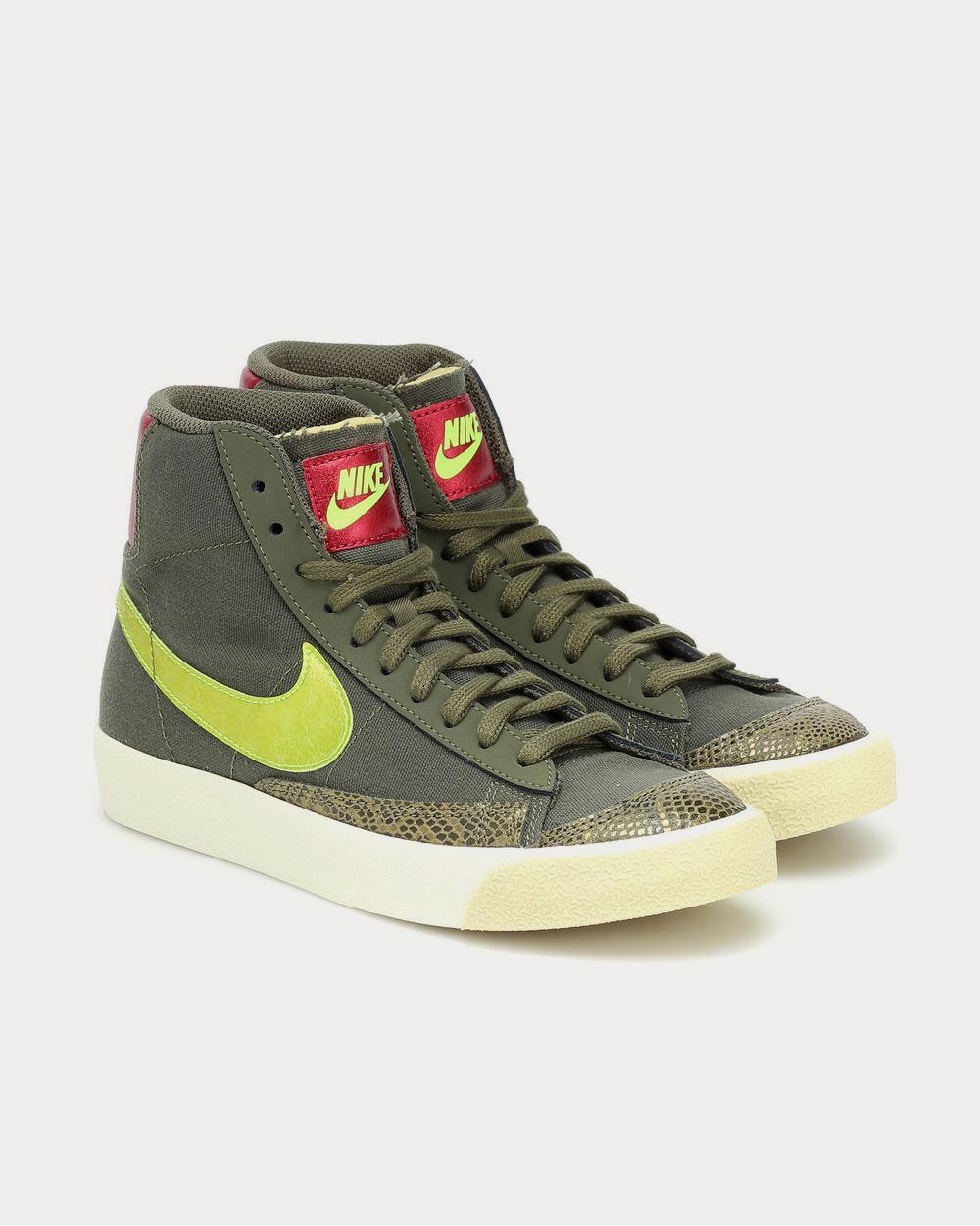 Nike Blazer Mid ’77 leather Olive High Top Sneakers - 2