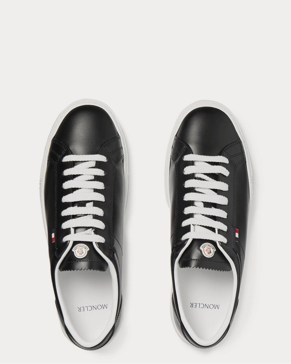 Moncler Monaco Leather  Black low top sneakers - 6