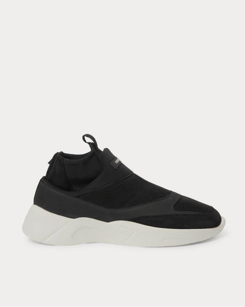 Fear of God Suede, Mesh and Neoprene  Black high top sneakers - 1