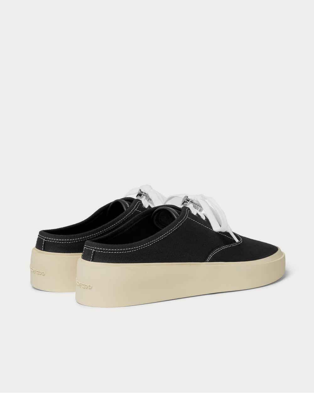 Fear of God 101 Canvas Backless Black slip on sneakers Sneak in Peace