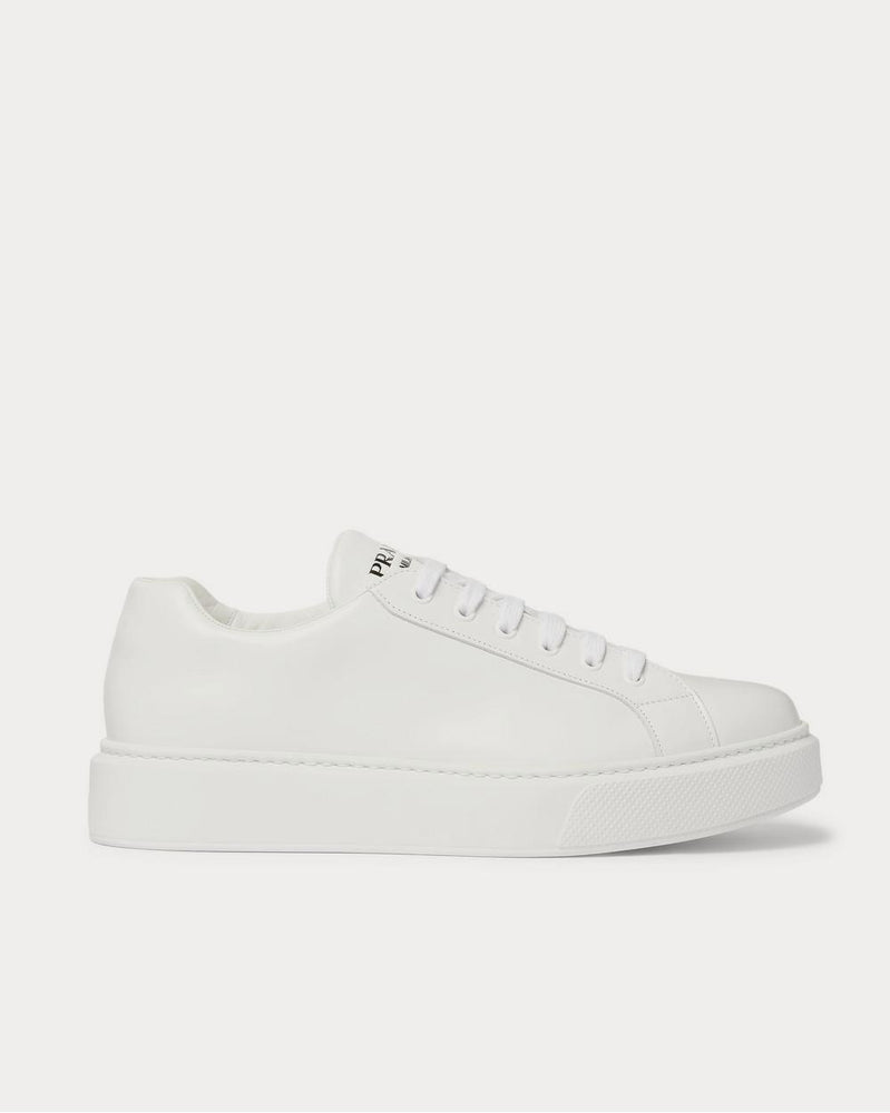 Prada Street Eighty Leather  White low top sneakers - 1