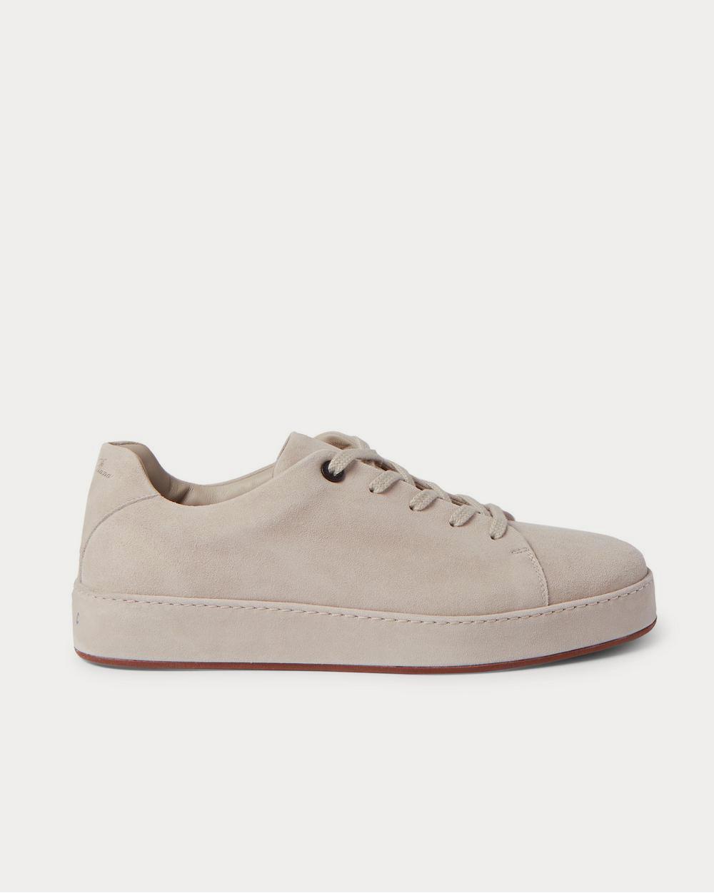 Loro Piana Nuages Suede  Gray low top sneakers - 1