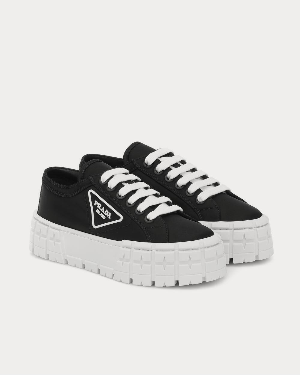 Prada Wheel canvas platform Nero  Low Top Sneakers - 2