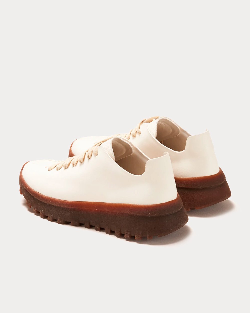 Feit Latex Walker White Low Top Sneakers - 3