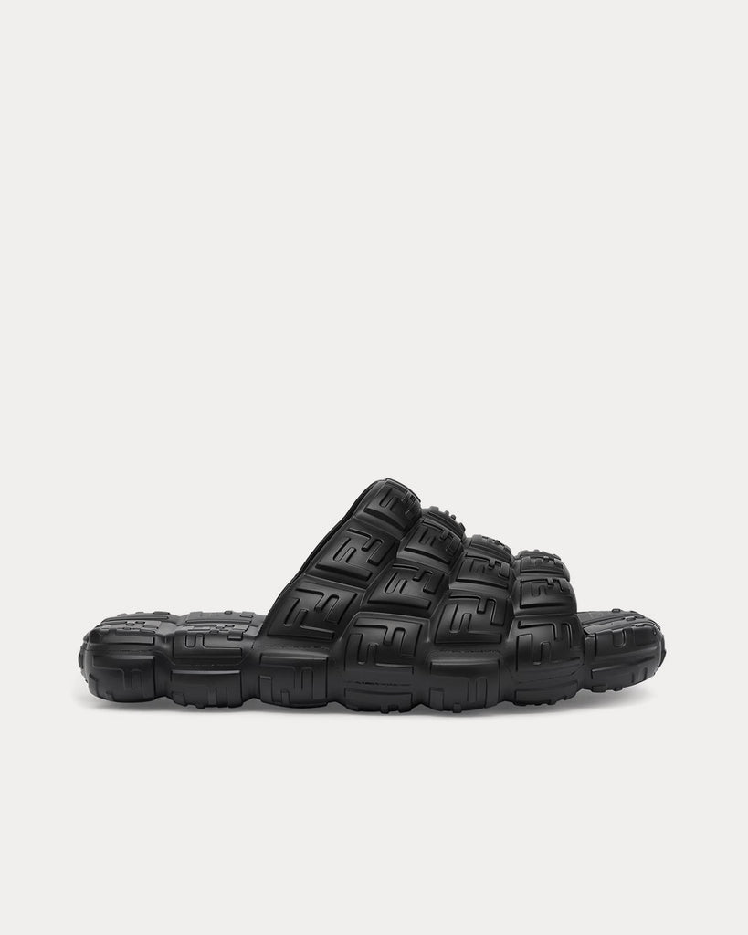 Fendi black hot sale slides