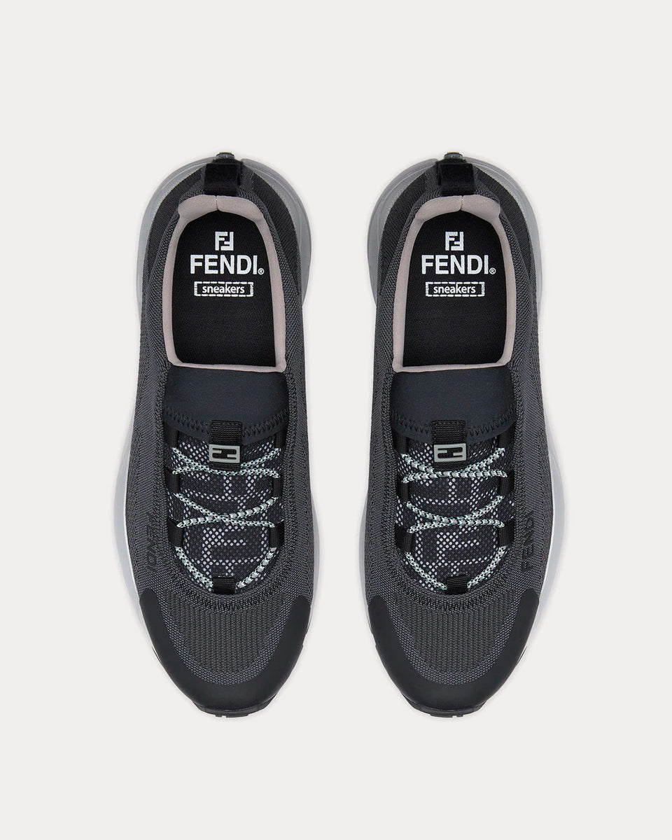 Fendi Faster Mesh Grey Low Top Sneakers - Sneak in Peace