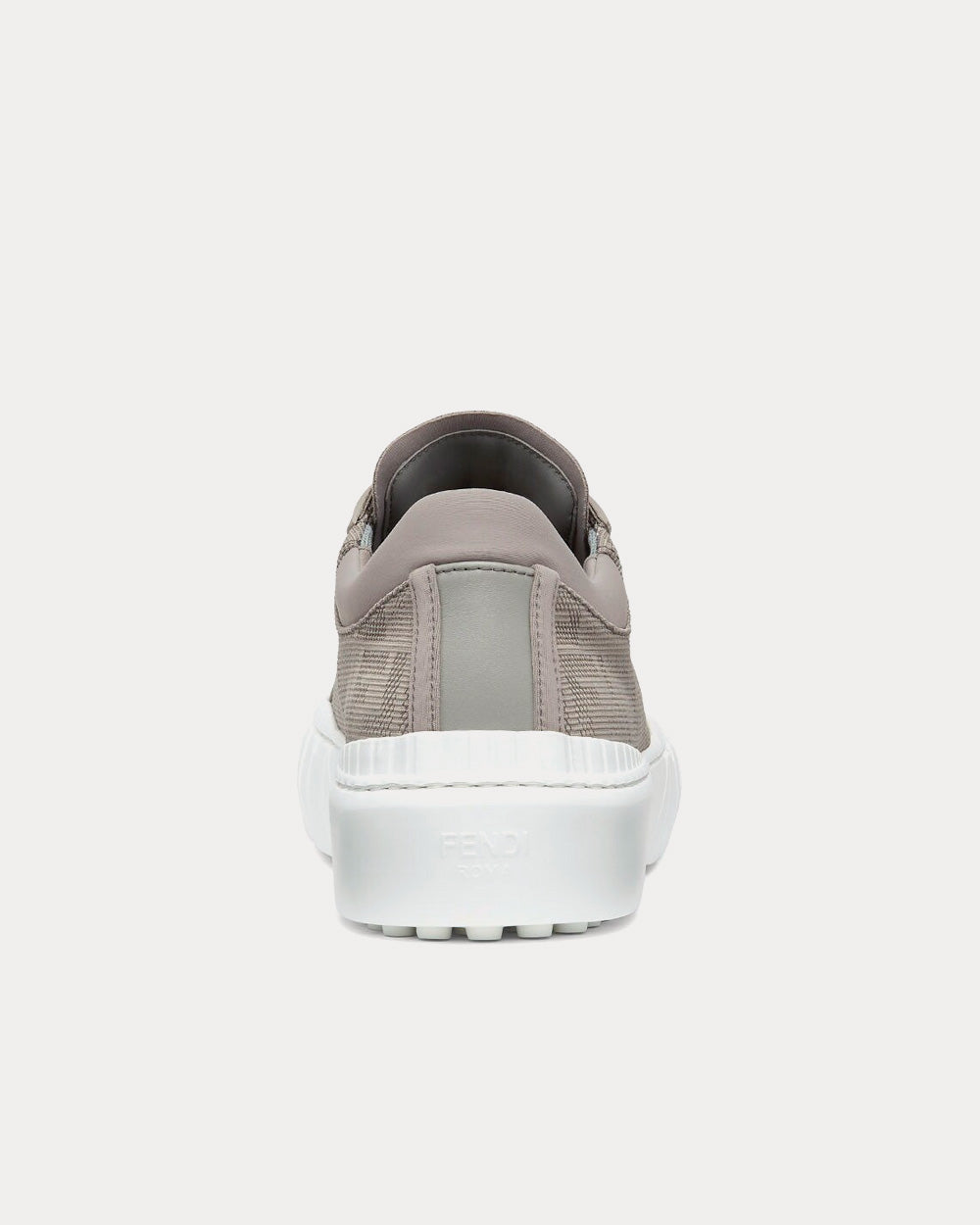 Fendi Force Fabric Grey Low Top Sneakers - 4