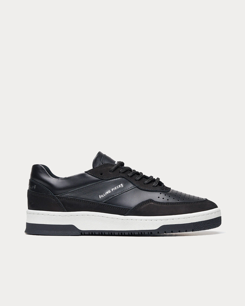 Filling Pieces Ace Spin Black Low Top Sneakers - 1