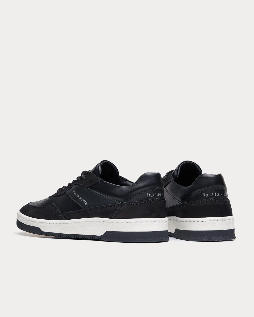 Filling Pieces Ace Spin Black Low Top Sneakers - 4