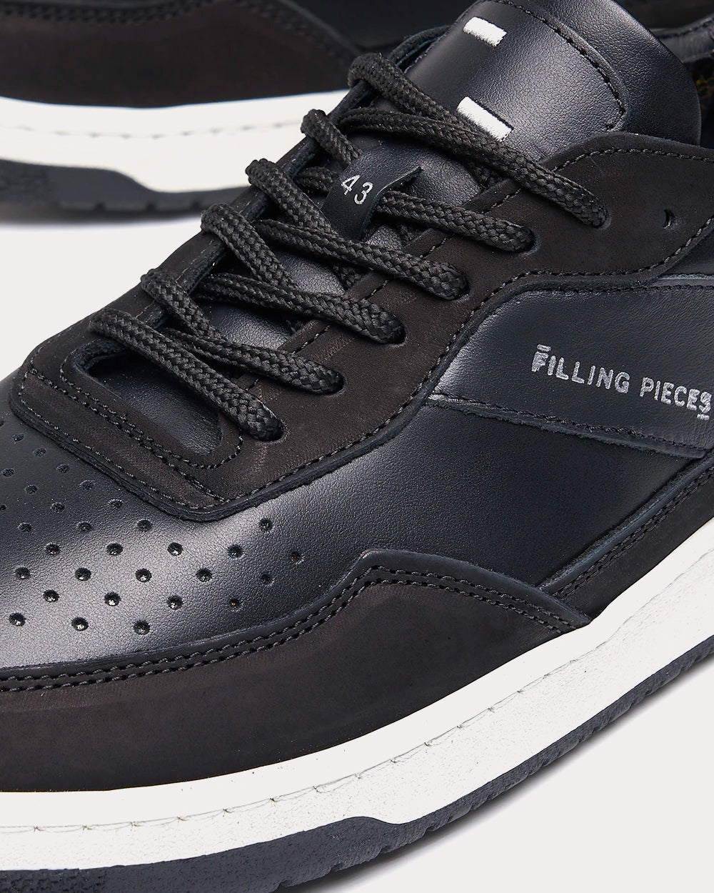 Filling Pieces Ace Spin Black Low Top Sneakers - 5