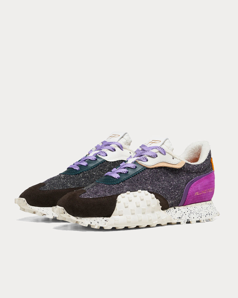 Filling Pieces Crease Runner Wind Purple/Black Low Top Sneakers - 2