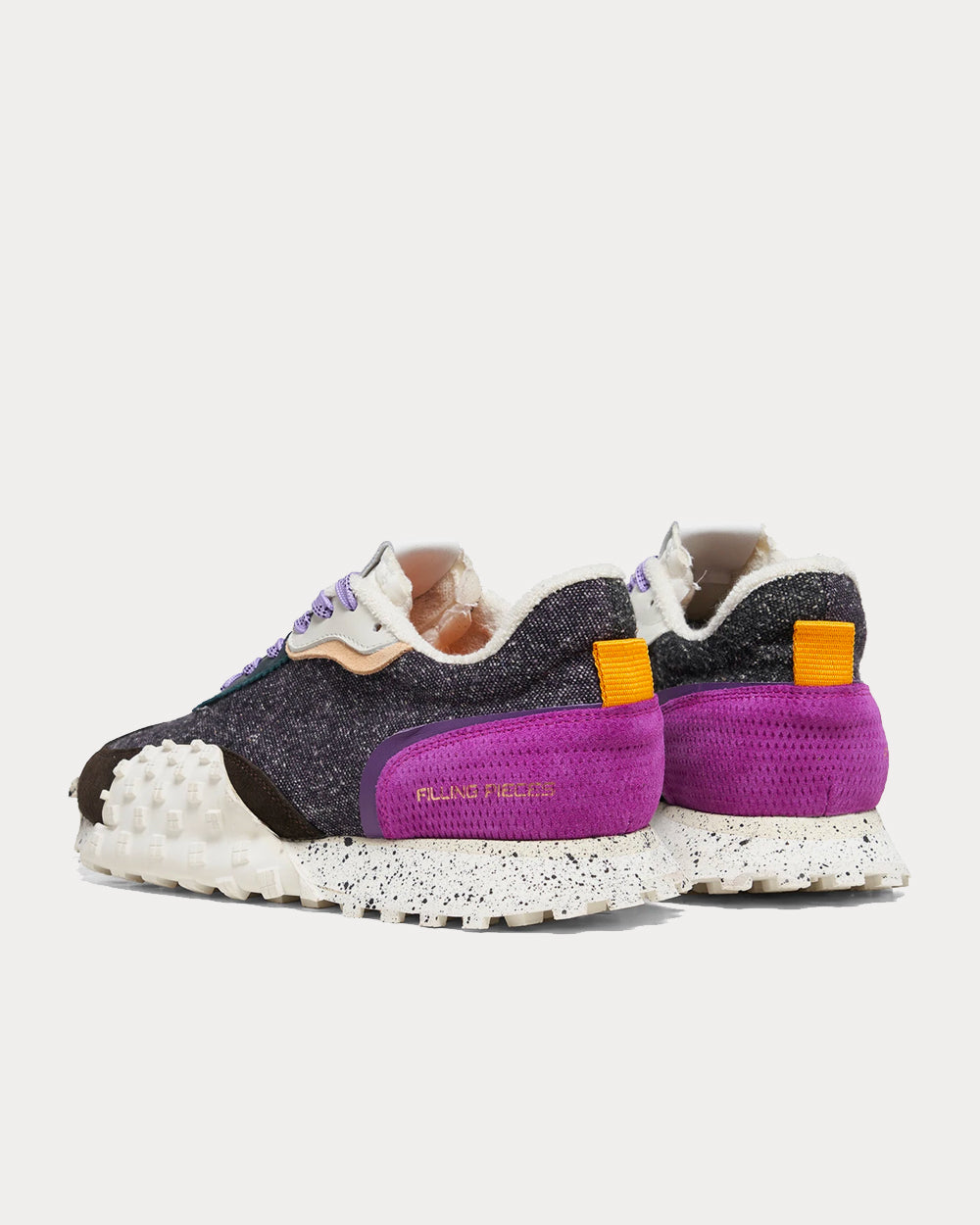 Filling Pieces Crease Runner Wind Purple/Black Low Top Sneakers - 4