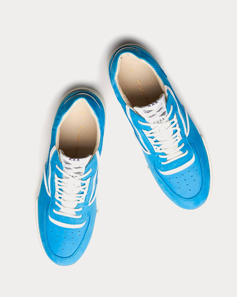 Filling Pieces Curb Era Blue Low Top Sneakers - 2