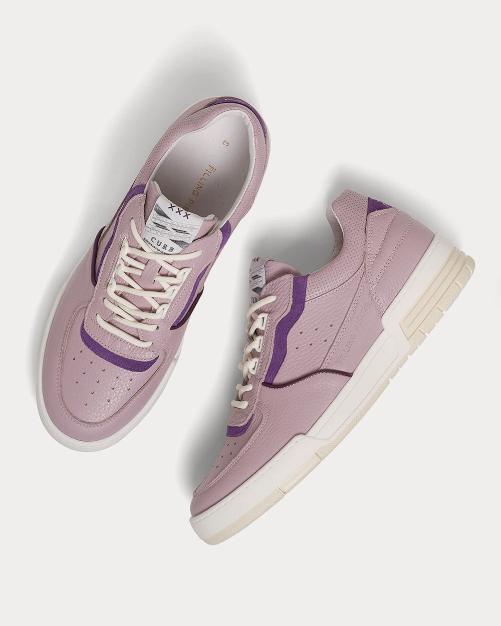 Filling Pieces Curb Line Lavender Low Top Sneakers - 3