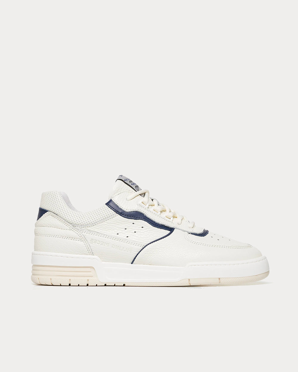 Filling Pieces Curb Line White / Blue Low Top Sneakers - 1