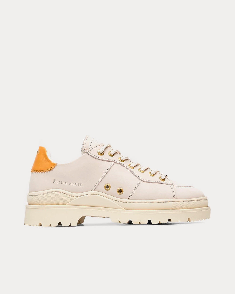 Filling Pieces Court Serrated Off White Low Top Sneakers - 1