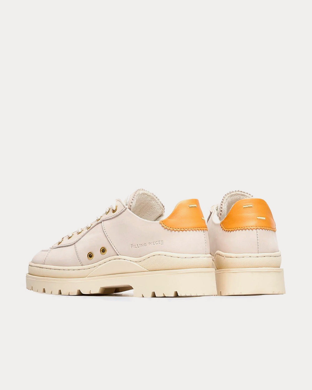 Filling Pieces Court Serrated Off White Low Top Sneakers - 3