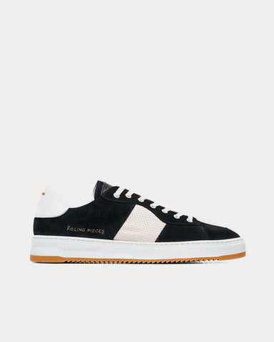 Filling Pieces Court Strata Black Low Top Sneakers