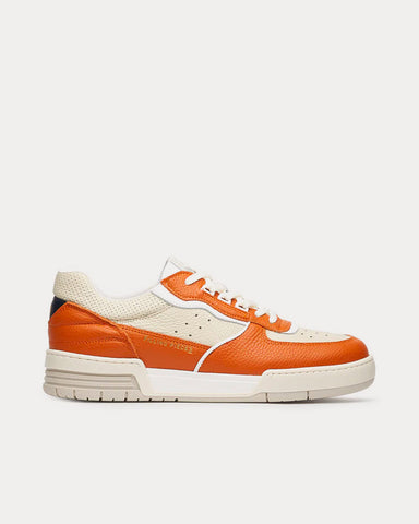 Filling Pieces Curb Line Orange Low Top Sneakers