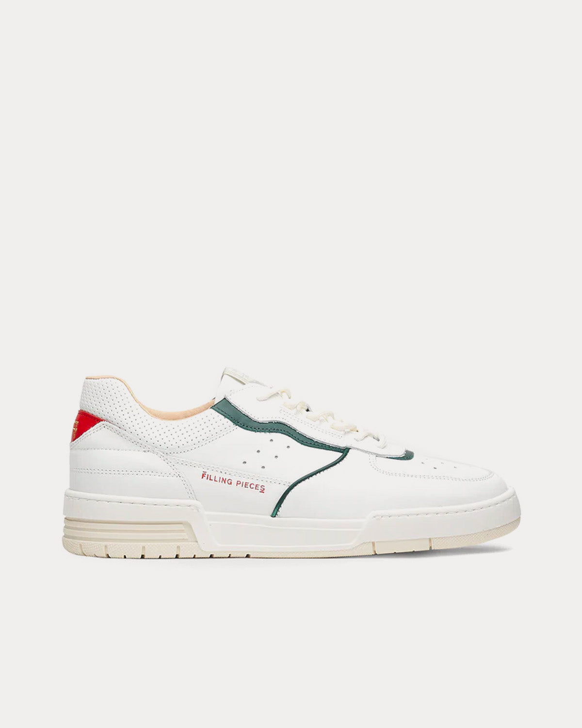 Filling Pieces Curb Line Red Low Top Sneakers - 1