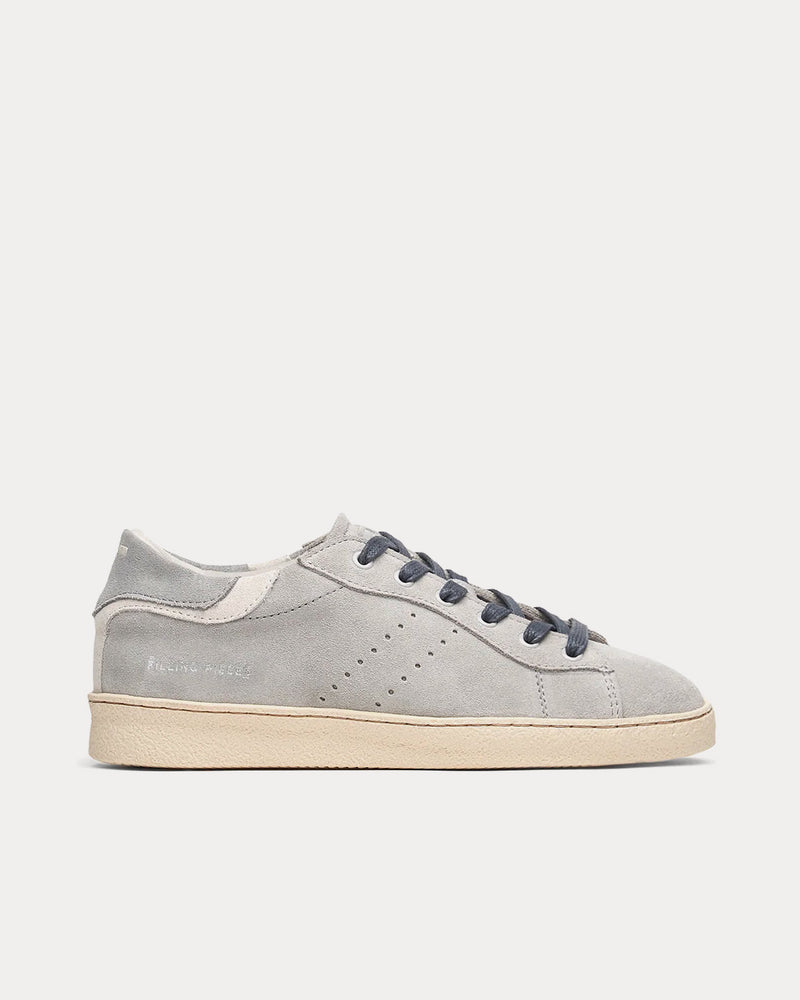 Filling Pieces Frame Suede Light Grey Low Top Sneakers - 1