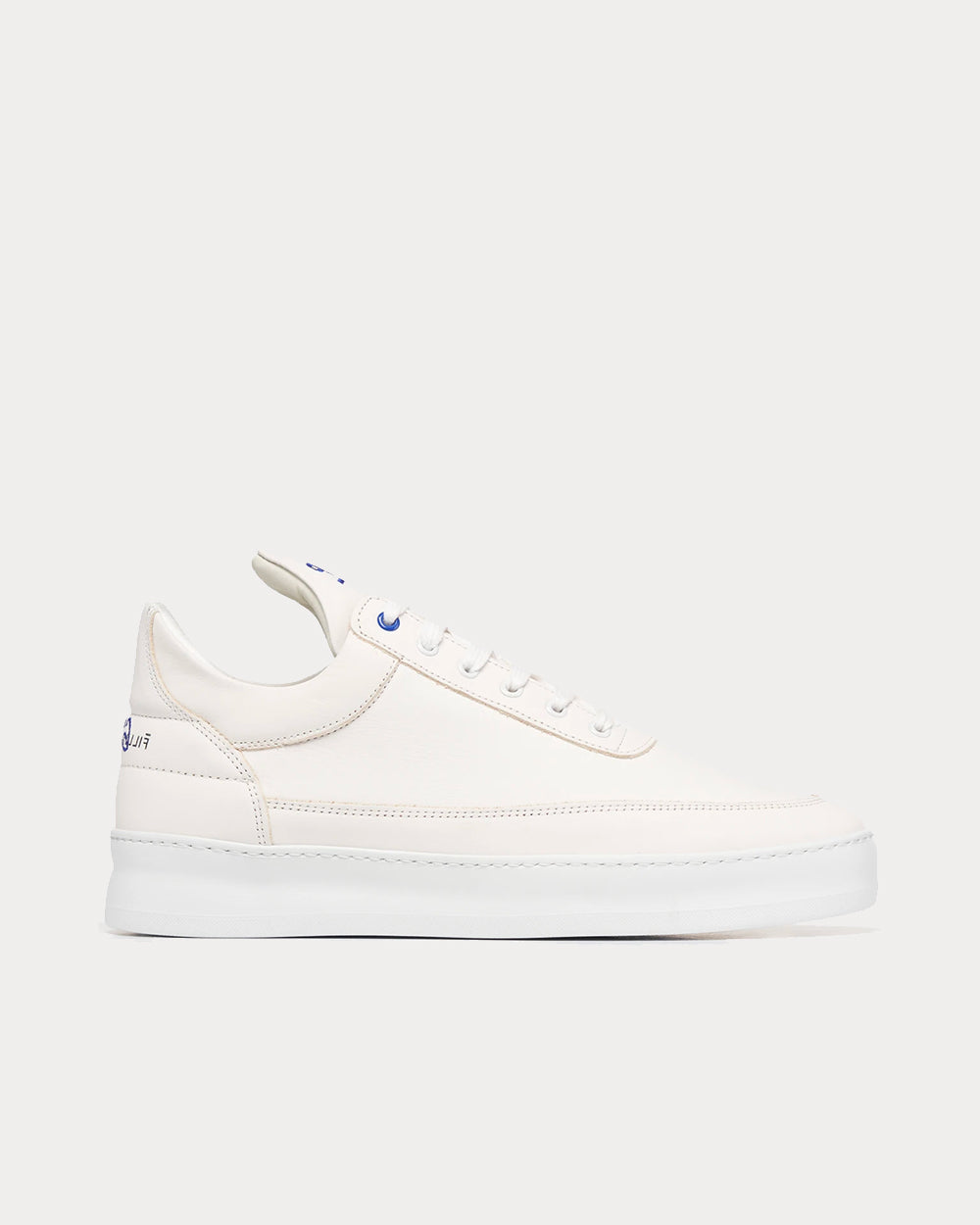 Filling Pieces Plain 683 Organic White Low Top Sneakers - 1