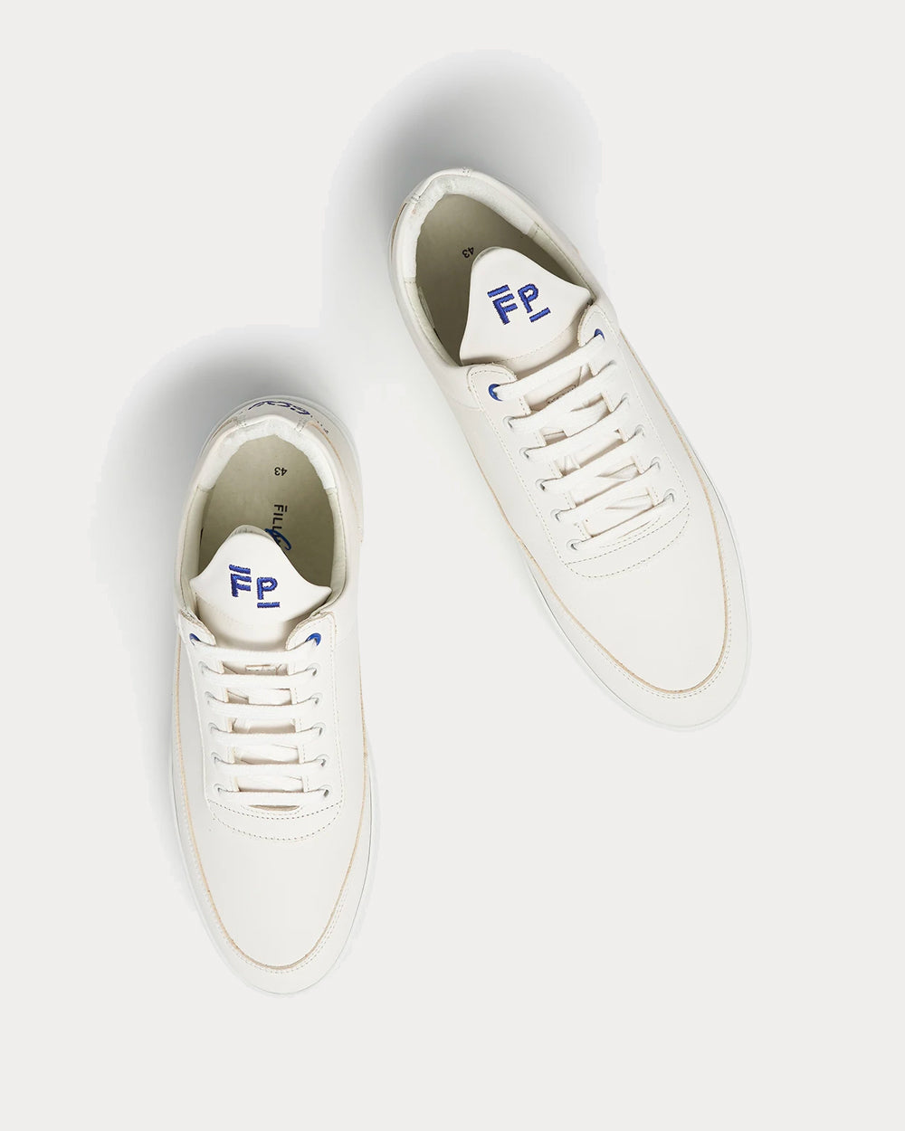 Filling Pieces Plain 683 Organic White Low Top Sneakers - 3