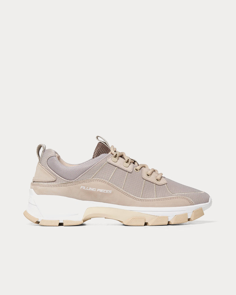 Filling Pieces Lux Radar Kite Beige Low Top Sneakers - 1