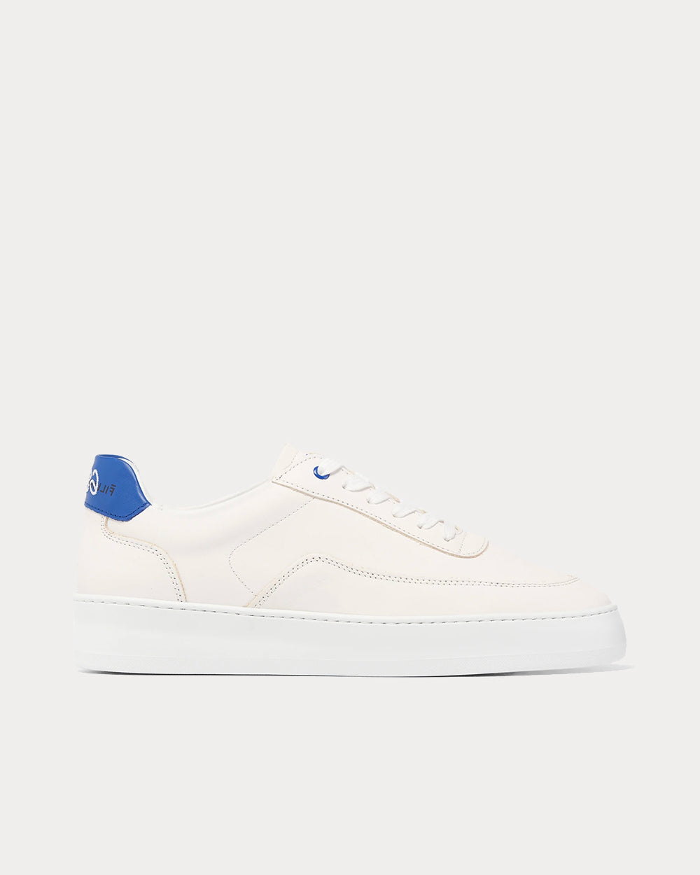 Filling Pieces Mondo Plain 683 Organic White Low Top Sneakers - 1