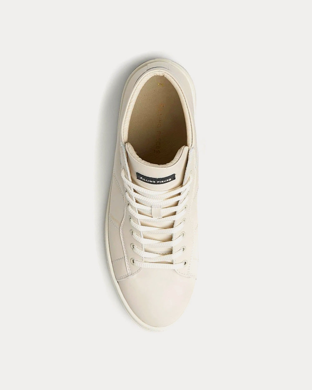 Filling Pieces Mid Court Rado Off White High Top Sneakers - 2