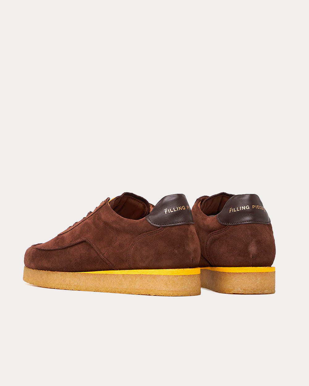 Filling Pieces Mondo Crepe Brown Low Top Sneakers - 3