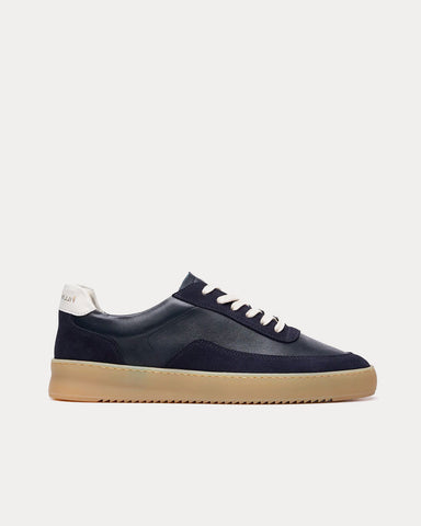 Filling Pieces Mondo Mix Blue Low Top Sneakers