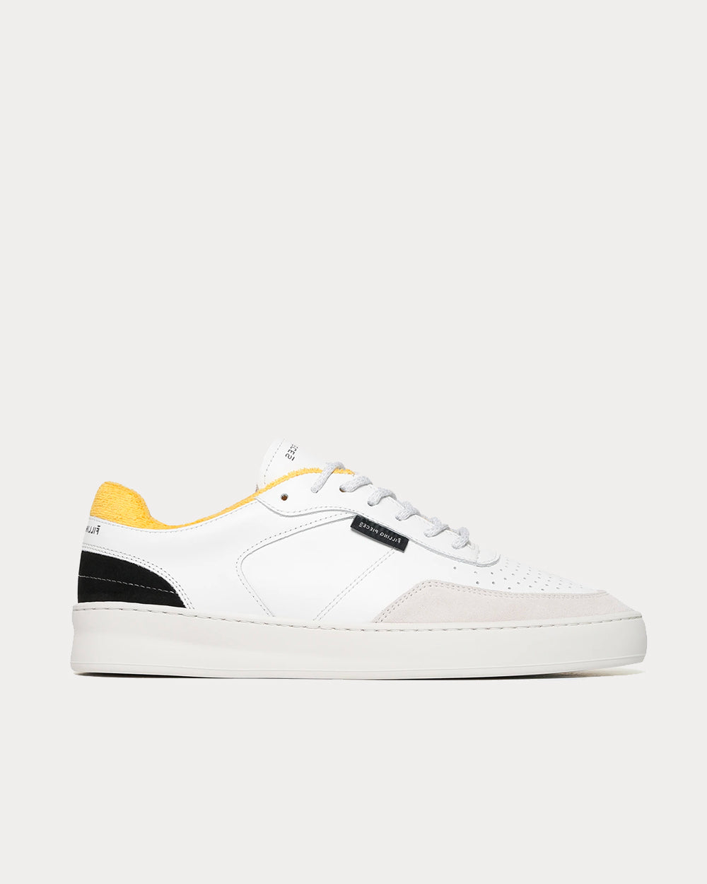Filling Pieces - Spate Plain Wylt White Low Top Sneakers